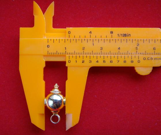 หัวขุนทองคำ 90% ขนาด 12 มิล นน. 2.4 กรัม *** Size กลาง *** 