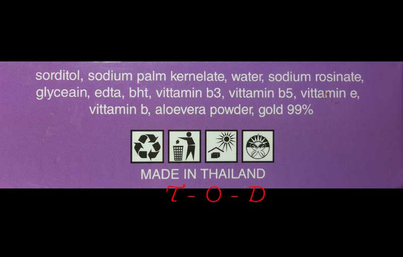 สบู่เกร็ดทองคำ Red Lady