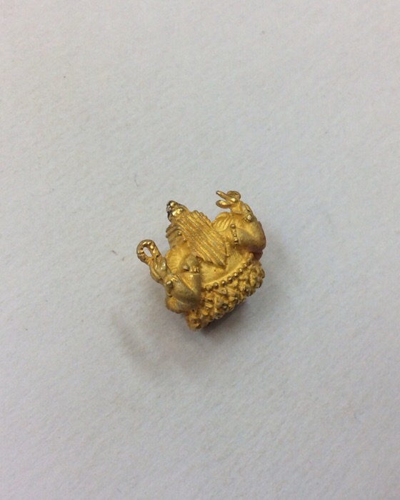 พระพิฆเนศ หลวงปู่หงษ์ พรหมปัญโญ รุ่นเพิ่มทรัพย์ เพิ่มสุข ปี53 เนื้อกะไหล่ทอง มีโค๊ด กล่องเดิม 