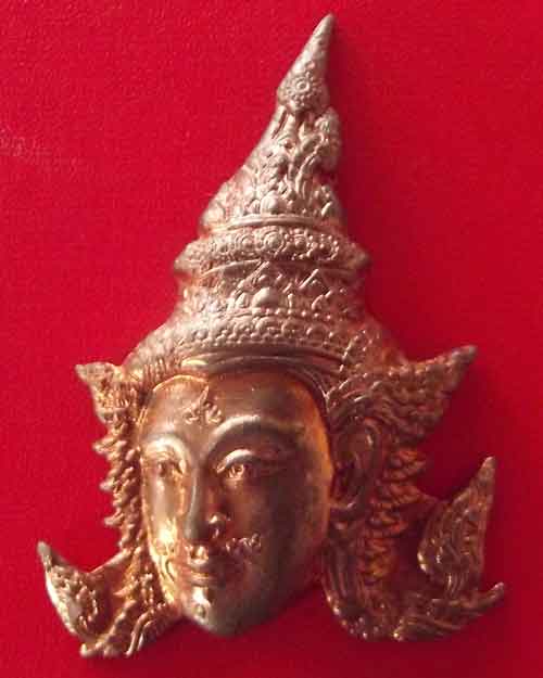 พระลักษณ์หน้าทองเนื้อทองแดงรุ่น2หลวงปู่กาหลง