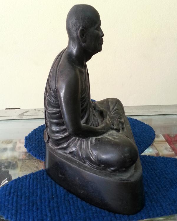 รูปหล่อบูชาหน้าตัก 5 นิ้วรุ่น 1 หลวงพ่อมี วัดม่วงคัน จ.อ่างทอง หมายเลข ๒๒๕ 