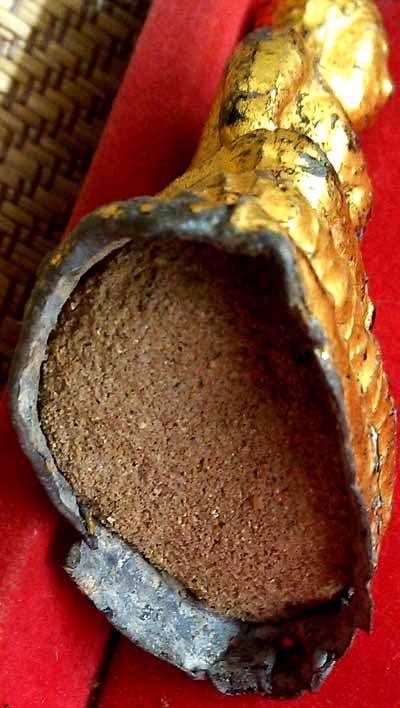 *พระบูชารัตนะฯจีวรเรียบ ทองเดิม ดินเต็ม*