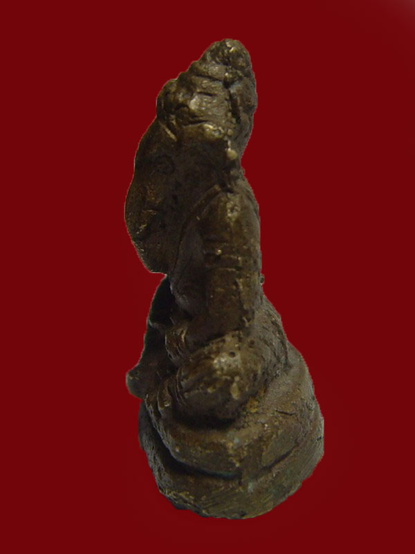 พระพิฆเนศวร์ 2 กร ( เจ้าคุณศรีฯ สนธิ์ วัดสุทัศน์ฯ ) ออกโบสถ์ พราหมณ์ เนื้อทองผสม ปี2490พระดูง่าย