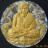  "บูรณะหลักเมืองปัตตานี" กรรมการขาว-ดำ ปัดทอง 5.5 ซ.ม. (โค๊ต อุณาโลม)