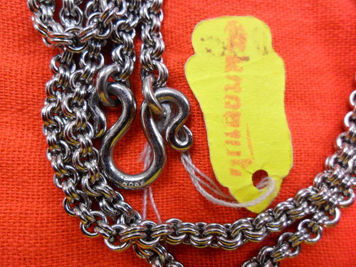 สร้อยสแตนเลสเกรดA(พุกแท้ๆ) ขนาดเบอร์22ยาว30นิ้ว ใส่พระ1องค์