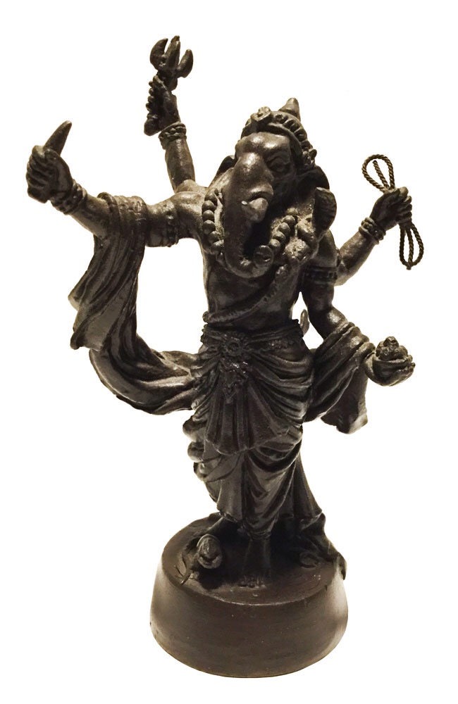 พระพิฆเณศปางมหาเทพศิลปะของแผ่นดิน 3.9 นิ้ว (๒๐๖๓)