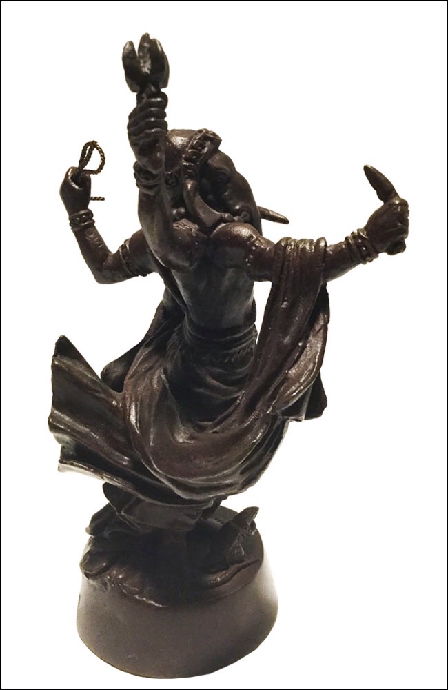 พระพิฆเณศปางมหาเทพศิลปะของแผ่นดิน 3.9 นิ้ว (๒๐๖๓)