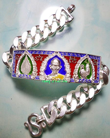 เลสหลวงพ่อรวย วัดตะโก รุ่นเลื่อนสมณศักดิ์ ๔บาทลงยา ป้ายแดง