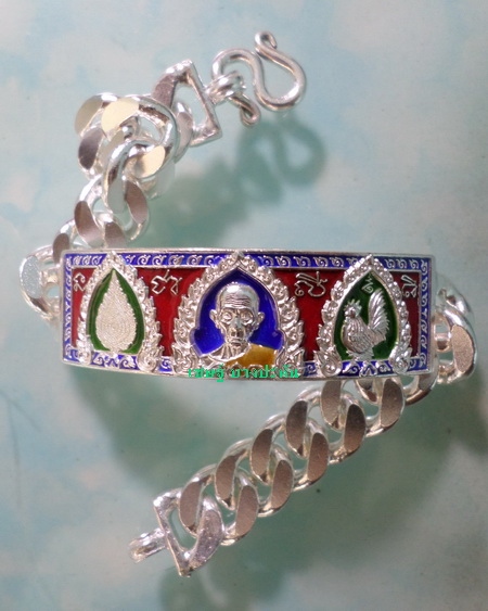 เลสหลวงพ่อรวย วัดตะโก รุ่นเลื่อนสมณศักดิ์ ๔บาทลงยา ป้ายแดง