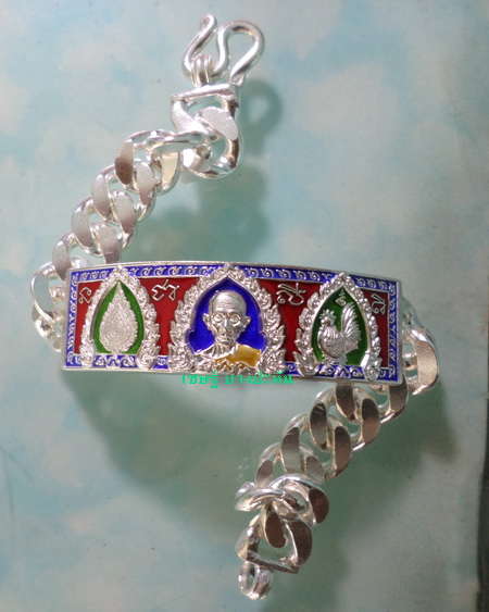 เลสหลวงพ่อรวย วัดตะโก รุ่นเลื่อนสมณศักดิ์ ๔บาทลงยา ป้ายแดง