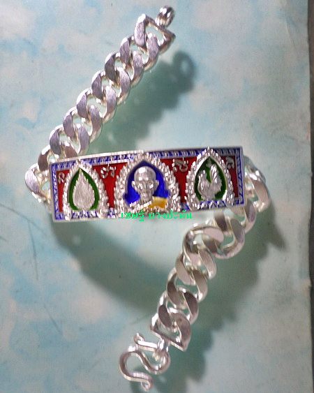 เลสหลวงพ่อรวย วัดตะโก รุ่นเลื่อนสมณศักดิ์ ๔บาทลงยา ป้ายแดง