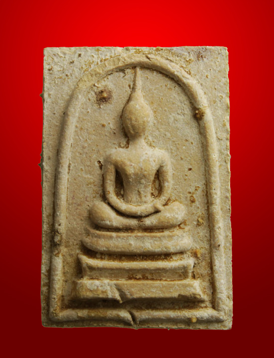 1,500.- พระสมเด็จหลังพระสิวลี หลวงพ่อกวย วัดโฆสิตาราม จ.ชัยนาท ปี 2515 พิมพ์ใหญ่ เอวใหญ่ (๑) 