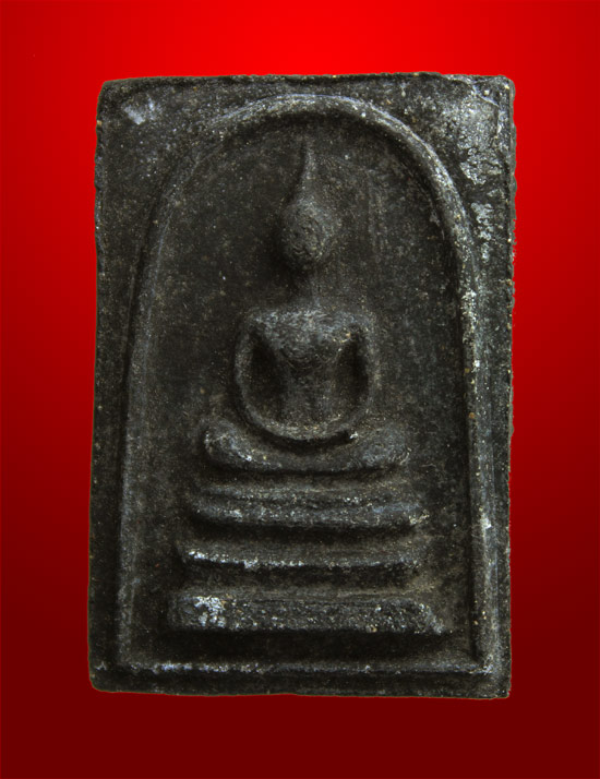 1,500.- พระสมเด็จหลังพระสิวลี หลวงพ่อกวย วัดโฆสิตาราม จ.ชัยนาท ปี 2515 พิมพ์ใหญ่ เอวใหญ่ (p1