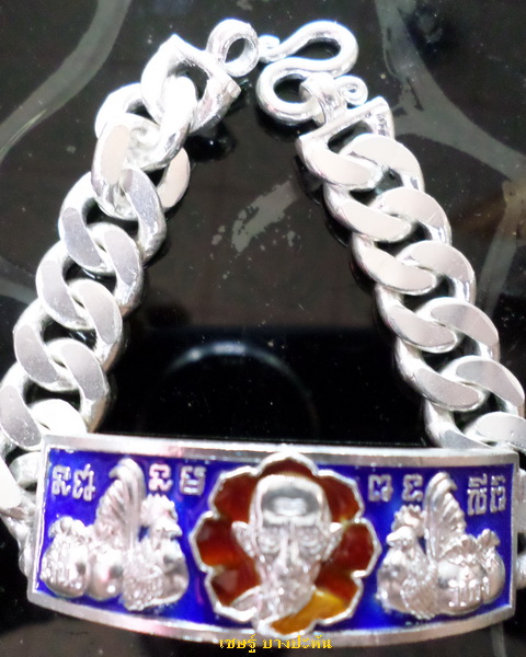 เลสหลวงพ่อรวย วัดตะโก ๔ บาทลงยา ปี๕๗ รุ่นสรงน้ำเสาร์๕ ป้ายแดง