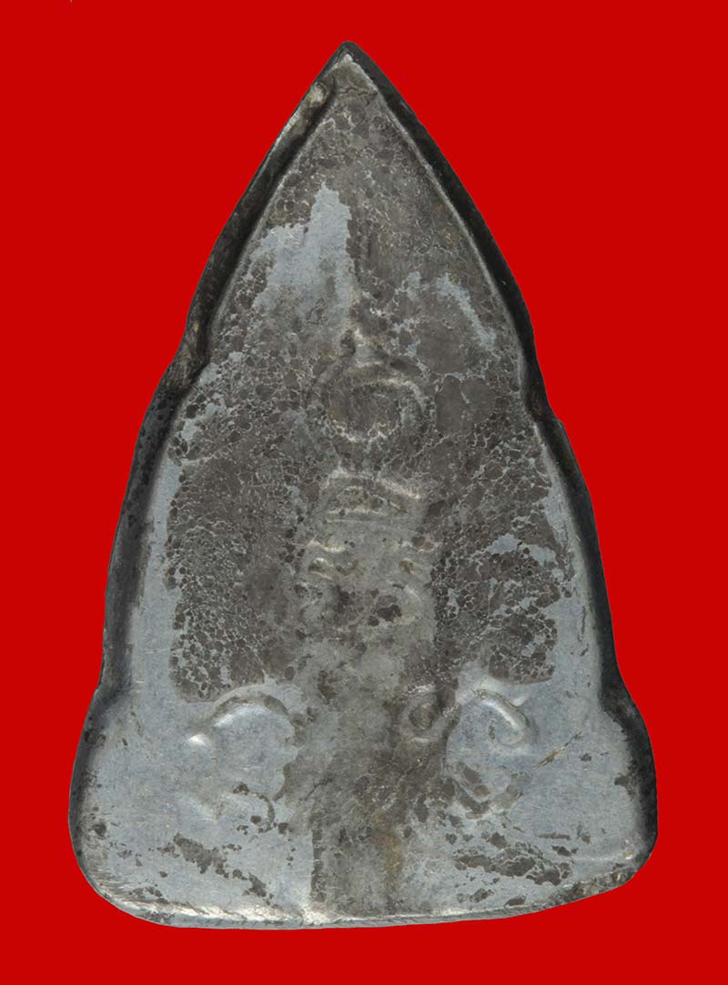 พระพุทธชินราชพิมพ์สมาธิ ก้ามปู หลวงพ่อเงิน วัดดอนยายหอม นครปฐม เนื้อเงินยวง