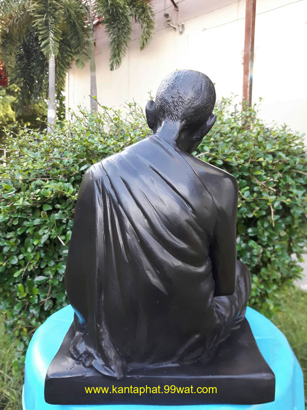 พระบูชาหน้าตัก 9 นิ้ว หลวงปู่สรวง (เทวดาเล่นดิน) วัดไพรพัฒนา อ.ภูสิงห์ จ.ศรีษะเกษ