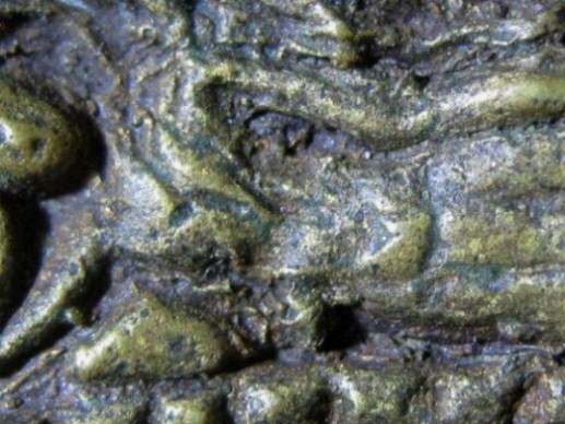 เหรียญหล่อพิมพ์พระนอนหลวงพ่อกึ๋น ปี2486 เนื้อทองผสม วัดดอนฯ กรุงเทพฯ 