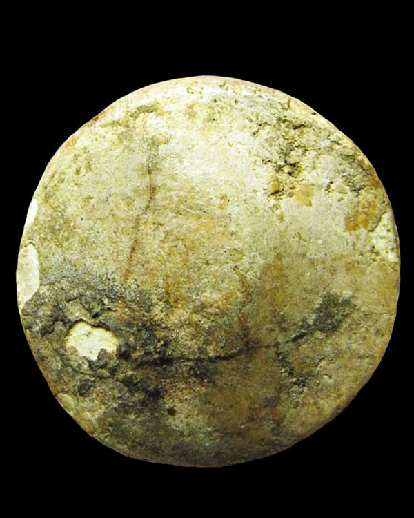 พระกรุวัดคู้สลอด พิมพ์จันทร์ลอย ลงกรุ