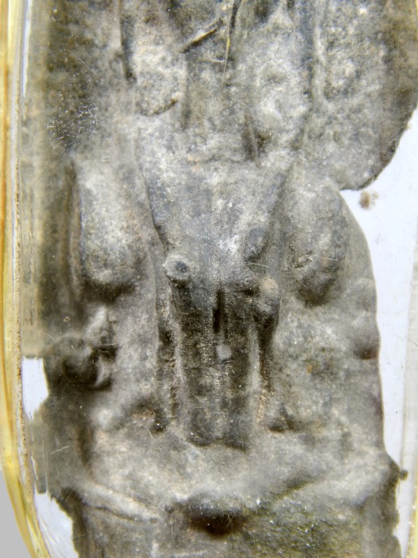 พระปางป่าเลไลย์ สนิมแดง กรุท่าเสา จ.กาญจนบุรี