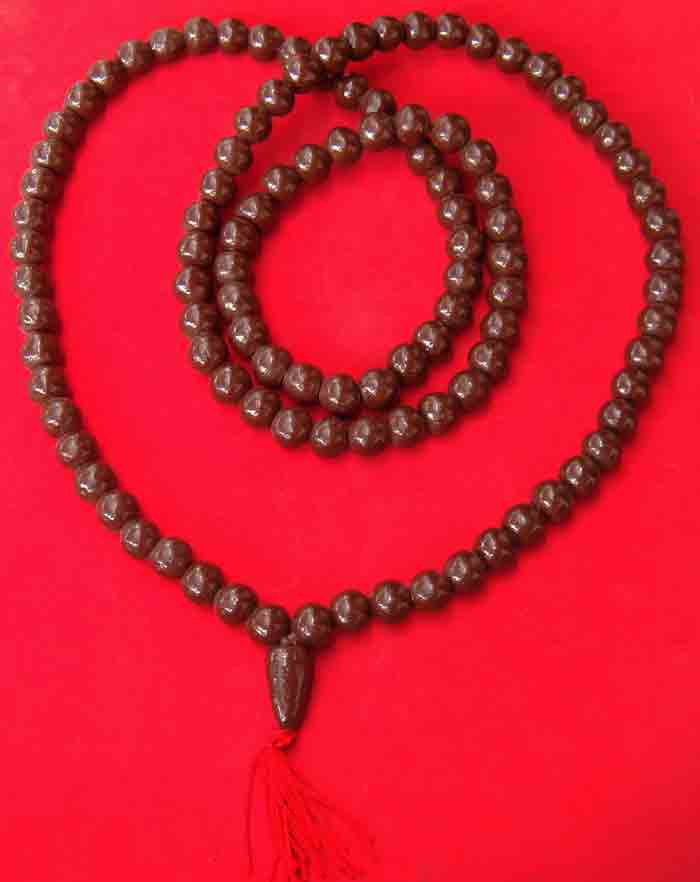 ***ใหญ่อลังการ***สร้อยประคำเหล็กน้ำพี้ 108 เม็ด จากบ่อเหล็กน้ำพี้ อุตรดิตถ์ เส้นผ่าศูนย์กลางเม็ด 14 