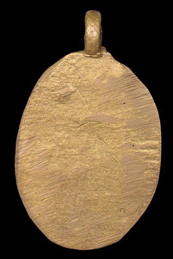 เหรียญหล่อโบราณหลวงพ่ออ่ำ วัดชีปะขาว จ.สุพรรณบุรี รุ่นแรก ปี 2470