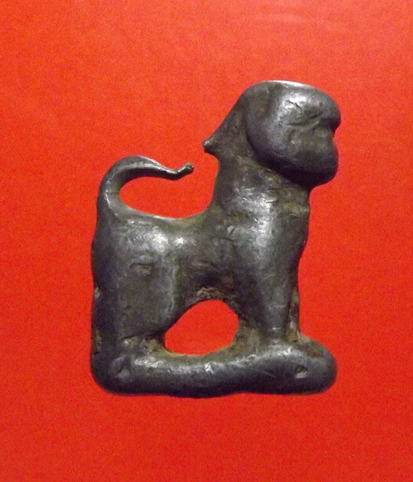 สิงห์หลวงพ่อกวย วัดโฆสิตตาราม เนื้อตะกั่ว ยุคแรก