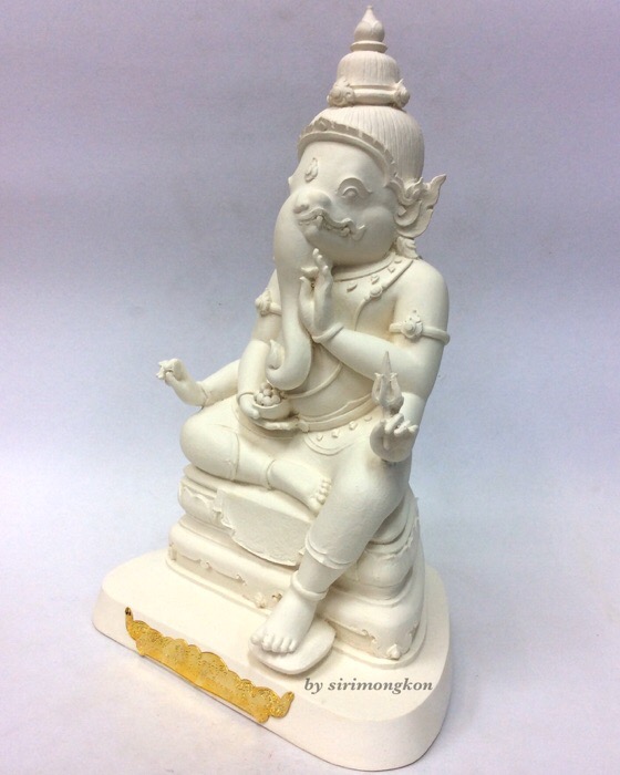 พระพิฆเนศแบ่งภาคหนุมาน (พระอาทยันตะปรภู) รุ่น สุข สำเร็จทันใจ ขนาดบูชา สูง 11นิ้ว พิมพ์กรรมการ No.36