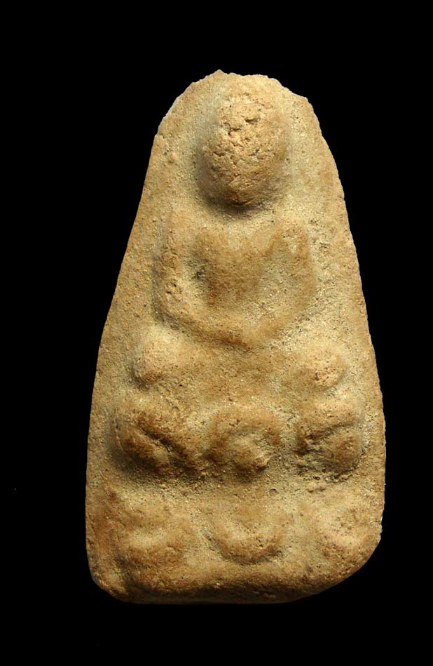 พระเชตุพนบัวสองชั้น พิมพ์เล็ก เนื้อดิน จ.สุโขทัย 