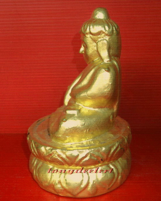 พระบัวเข็มทาทอง ศิลปะมอญพม่า สวยมากค่ะ