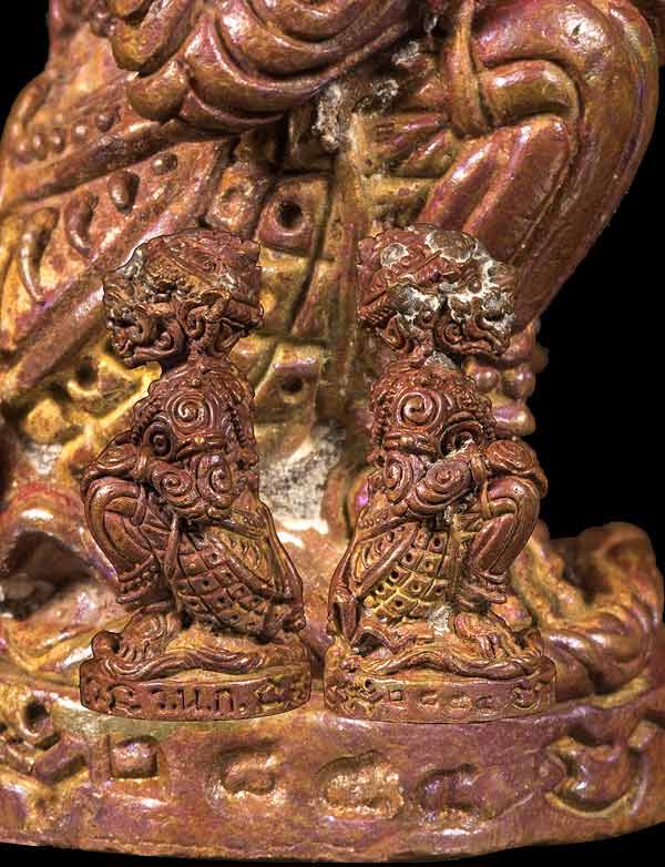 หนุมานมหาปราบ หลวงพ่อสาคร วัดหนองกรับ หมายเลข 2844 รุ่นแรก 