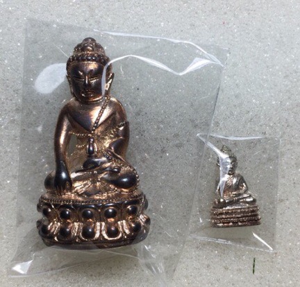 พระกริ่งชินบัญชร หลวงพ่อสาคร วัดหนองกรับ เนื้อนวะก้นเงิน หมายเลข1981