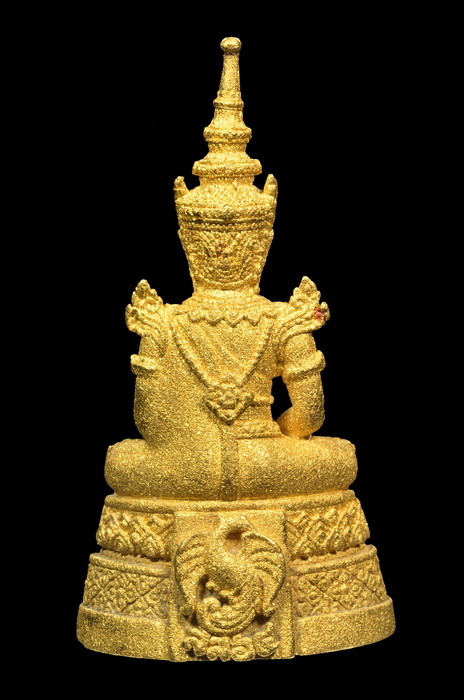 พระแก้วมรกต พระพุทธมหามณีรัตน์ปฏิมากร๖๔ ปีกรมสรรพสามิต เนื้อทองคำพ่นทรายสวยมากล่องเดิมหมายเลข ๑๐๘๙๘