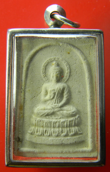 เคาะแรกแดง...พระพุทธประทานพร คัดสวย...หลวงปู่ดู่ วัดสะแก จ.พระนครศรีอยุธยา / ใส่กรอบสเตนเลสพร้อมบูชา