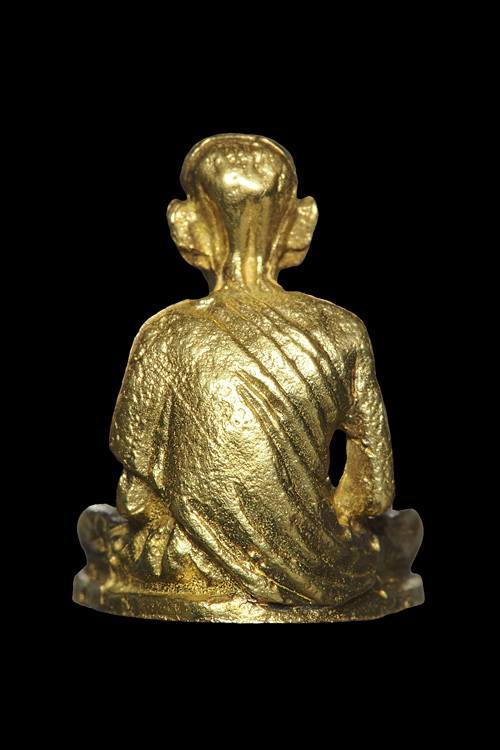 รูปเหมือนหลวงพ่อเกษม ครบรอบ 80ปี ออกปี34 เนื้อทองคํา