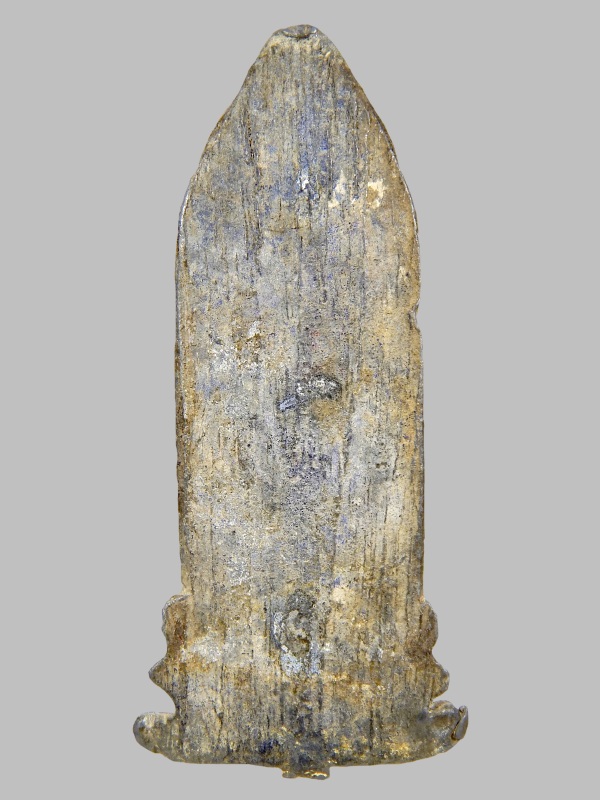 พระร่วงยืน ปางประทานพร สนิมแดง กรุวัดเทวสังฆาราม (วัดเหนือ) จ.กาญจนบุรี