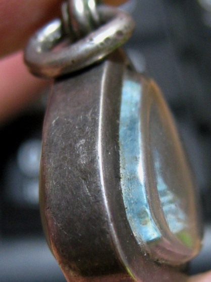 พระนาคปรกใบโพธิ์ท่านเจ้าคุณนรฯ ปี2513 เนื้อผง วัดศีลขันธาราม จ.อ่างทอง มีเลี่ยมเงินพร้อมห้อย