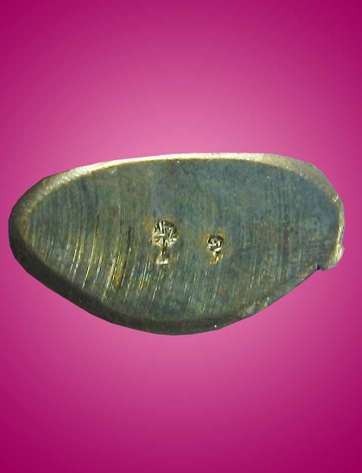 รูปเหมือนปั๊มรุ่น2ก้นตาลหลวงพ่ออุ้นวัดตาลกงทองแดงรมดำปี47