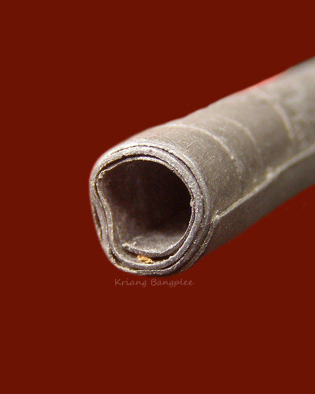 ตะกรุดปั๊มหลวงพ่อสิน มีจารตอกโค๊ต ส (1)