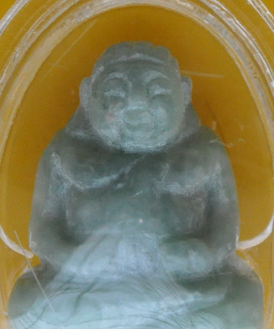 พระสังกัจจายย์เนื้อหยกแกะ หลวงปู่ชื้น วัดญาณเสน