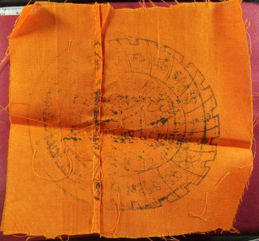 ผ้ายันต์จีวร(ไตรจักรรัตนสิทธฺิ)หลวงปู่ชื้น วัดณานเสน จ.อยุธยา