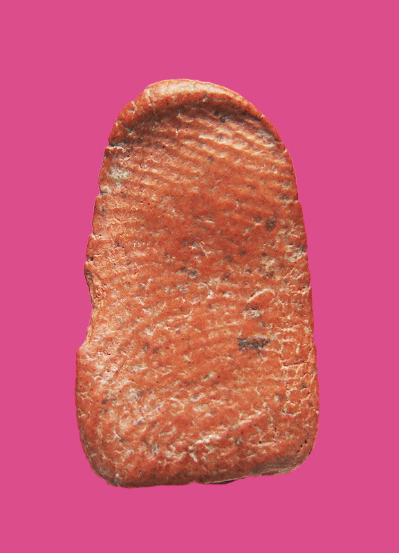 พระอู่ทองนั่ง เนื้อดิน กรุจรเข้ร้อง สุโขทัย กดเดี่ยว 