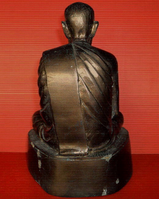 รูปหล่อบูชาพระอุปัชฌาย์แฉ่ง วัดบางพัง จ.นนทบุรี สภาพสวย ผิวหิ้งเดิม ๆ ค่ะ