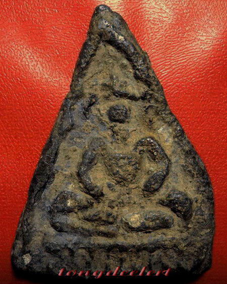 พระอู่ทองสมาธิเนื้อตะกั่วสนิมแดง กรุวัดเทวสังฆาราม (วัดเหนือ ) จ.กาญจนบุรี