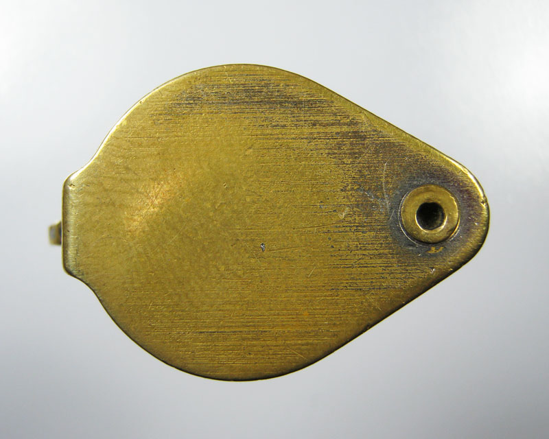 bausch & lomb 10x สามเหลี่ยมเล็ก ตัวรุ่นแรก สามเหลี่ยมขึ้น หลังเรียบ