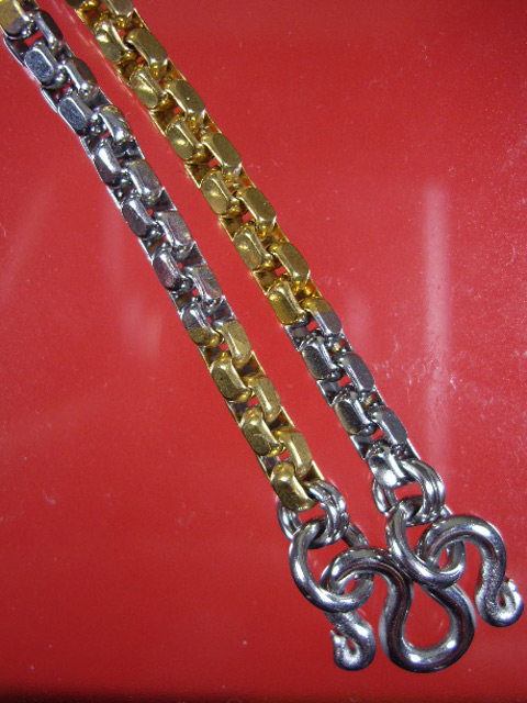 สร้อยสเตนเลสสองกษัตริย์  สวยลายทันสมัยความยาว 26 นิ้ว