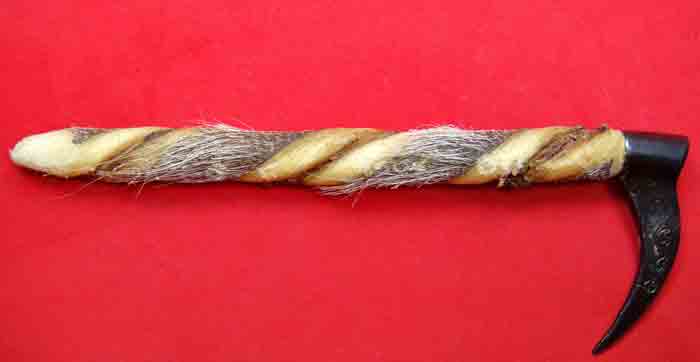 ***ตะขอช้างพิเศษ*** ((( พิเศษด้ามเชือกหนังปะกำสวยๆสำหรับเสริมบารมี)))***