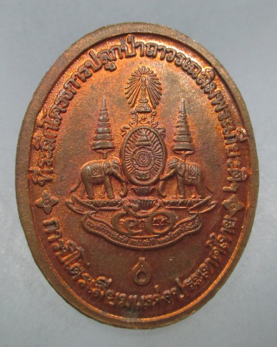 20 บาท เหรียญหลวงพ่อคูณ วัดบ้านไร่  รุ่น กูรักษ์ป่า ปตท สร้างถวาย