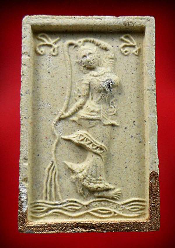 พระสมเด็จแหวกม่านหลังแม่ธรณีทาทอง หลวงปู่หมุนปลุกเสก พิธีสมปรารถนา ออกวัดซับลำไย ปี2543