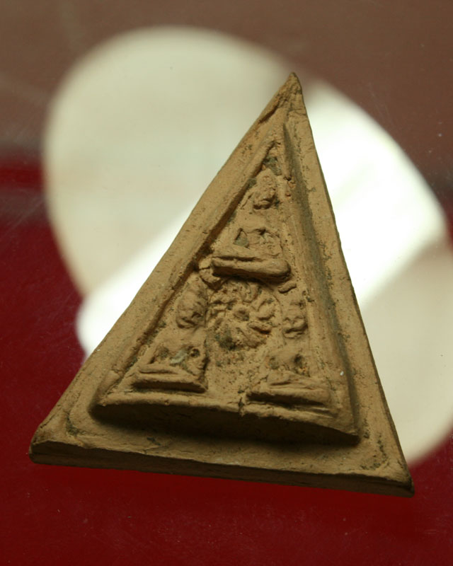 พระรัตนจักรชัยสิทธิ์ เนื้อดินเผา หลวงปู่ชื้น วัดญาณเสน 