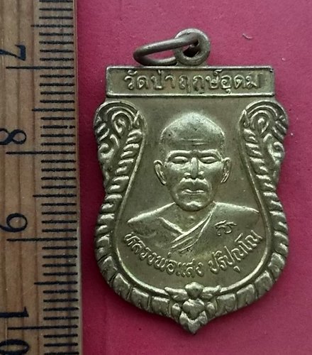 วัดใจเริ่ม 10 บาท กับ เหรียญหลวงพ่อแสง ปริปุณโณ วัดป่าฤกษ์อุดม จ.อำนาจเจริญ ปี๒๕๔๗ …AN737